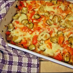 Pyszna zapiekanka gyros z ryżem - łatwy przepis na obiad dla każdego