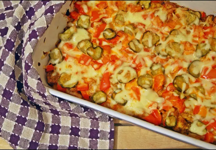 Pyszna zapiekanka gyros z ryżem - łatwy przepis na obiad dla każdego