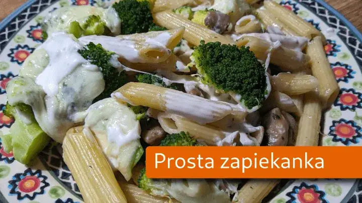 Zdjęcie Pyszna zapiekanka brokułowa z pieczarkami, która zachwyci każdego